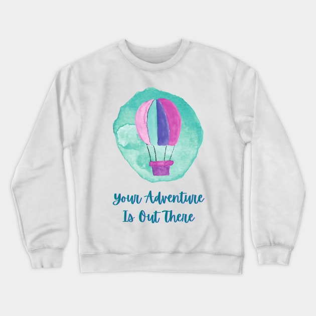 Watercolour Baby With Quotes Crewneck Sweatshirt by Pris25